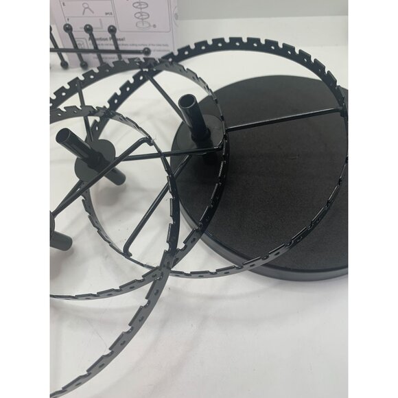 Metal Rotating Jewelry Holder Organizer 4 Tiers For Earrings Rings Bracelets & N - Picture 7 of 7